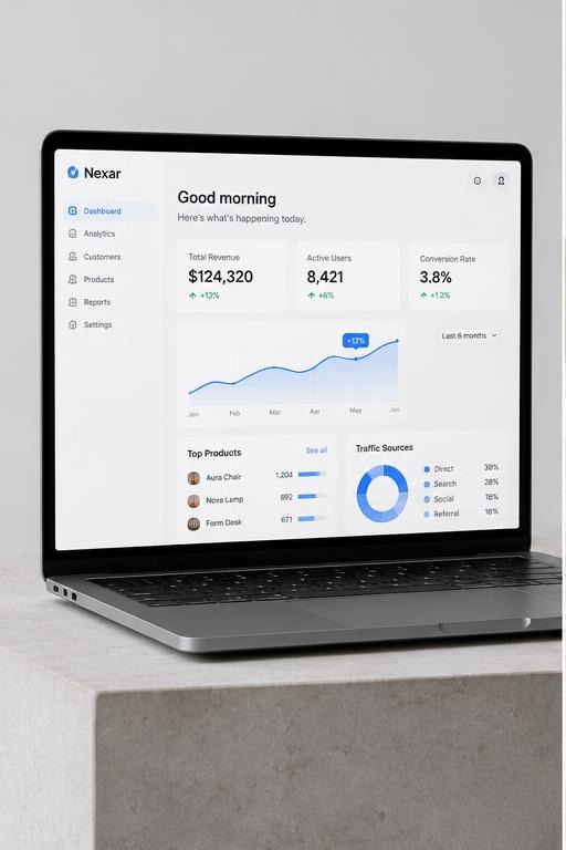 Nexar — SaaS analytics platform — sample concept